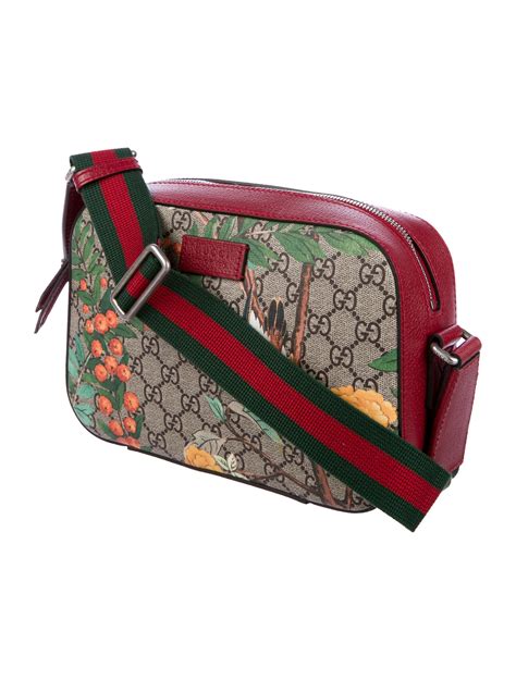 gucci tian supreme shoulder bag|gucci leather suitcase.